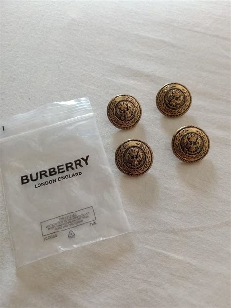 burberry vintage embroidered black womens leather buttons|burberry buttons serial number.